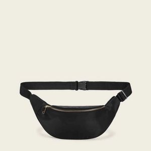 SHEIN front zip release buckle fanny pack